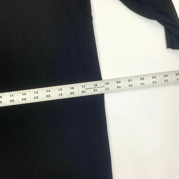 Ann Taylor Long Sleeve Shirt Dress Scoop Neck - Picture 9 of 10